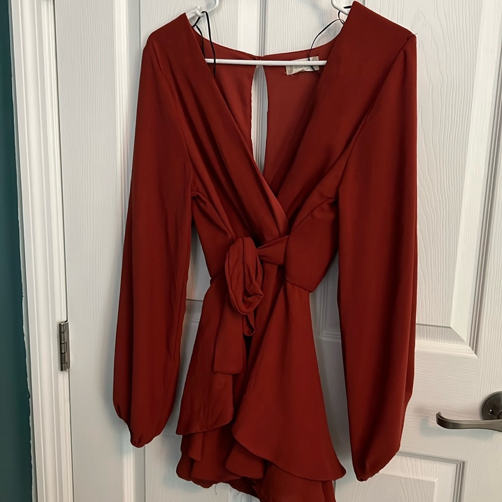 Altar’d State Romper (Rusty Orange )
